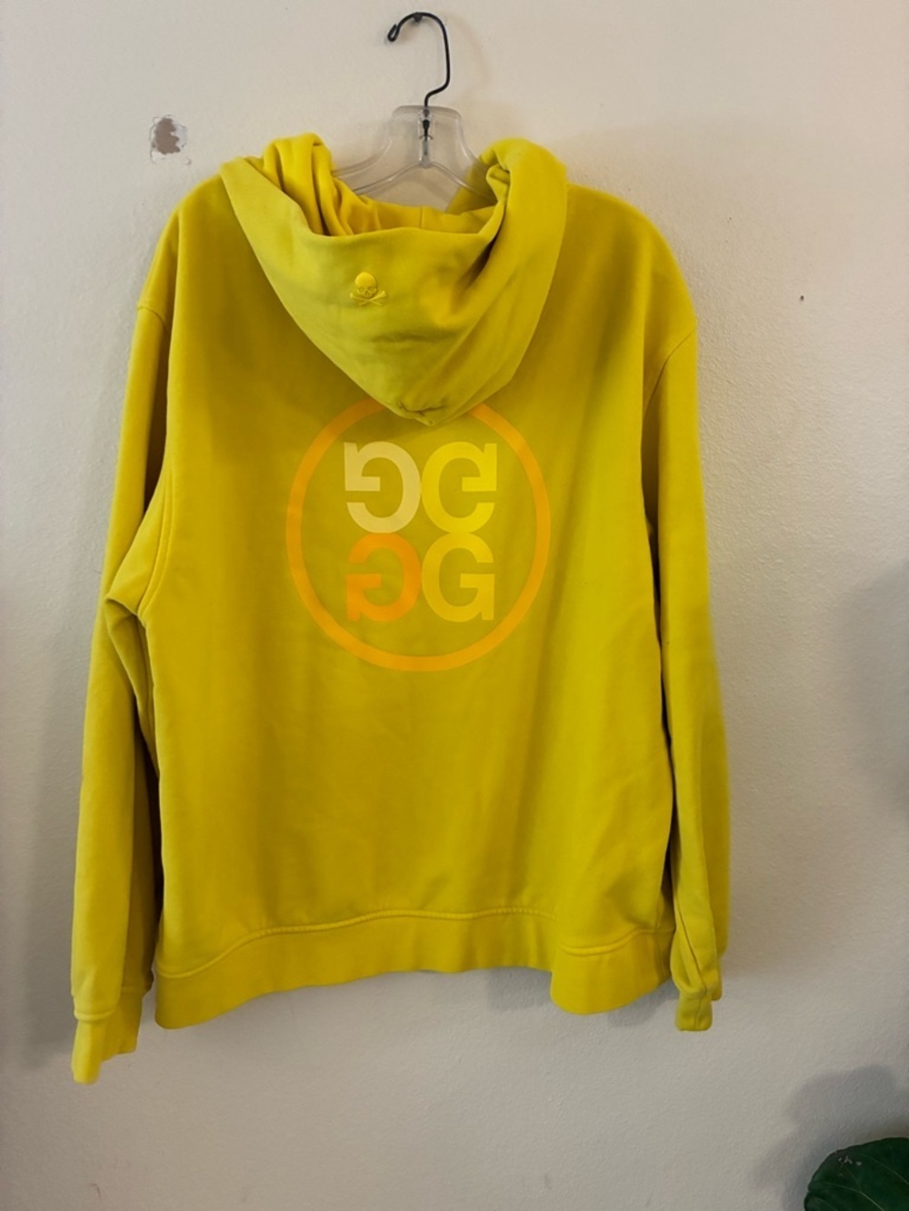 G/FORE Men's Gradient Circle G's Oversized Hoodie in Cyber Yellow Size L - Picture 4 of 8